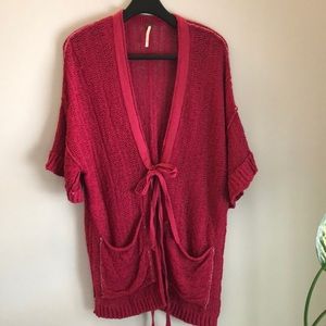 Short sleeve free people cardigan